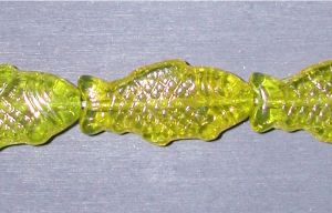 Böhmische Glasperlen - Fische